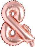 16" inch multicolor Alphabet Letter symbol & @ # Balloons Aluminum Hanging Foil by RUIANSI