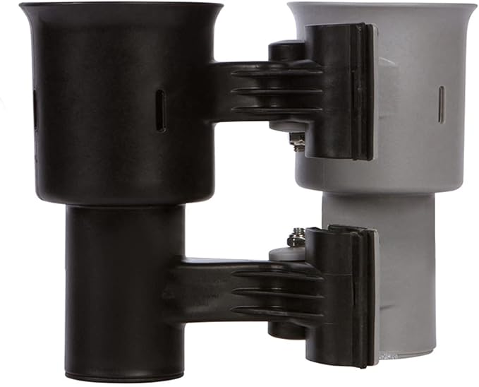 Patented Clamp On Boat Cup Holder | Multifunction Dual Drink Caddy - Image 4