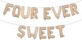 Four Ever Sweet Birthday Decorations, 4 Four Years Old Fourth 4th Girl Boy by RUIANSI