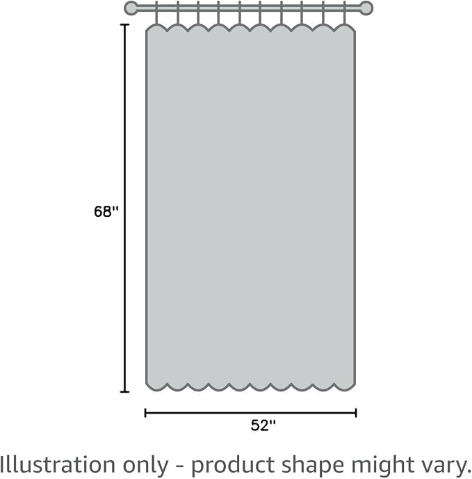 Pitalk Cream Sheer Curtains 68 Inch Length 2 Panel Set - Image 8