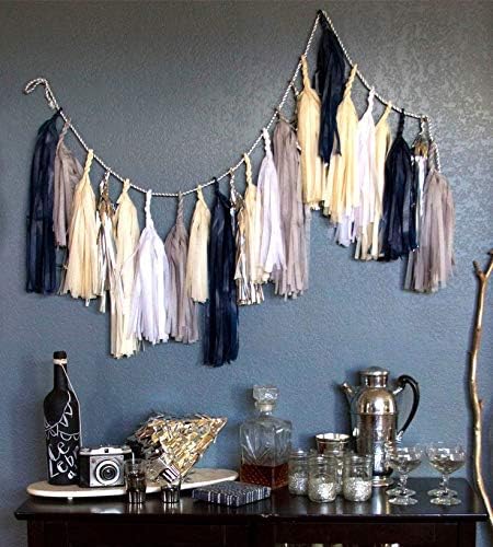 Tissue Paper Tassel DIY Hanging Paper Decorations Party Garland - Image 5