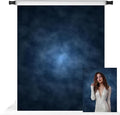 Kate 5x7ft Dark Blue Photography Backdrop Abstract Blue Abstract Headshot by KateBackdropforPhotography