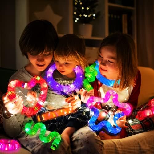Halloween Light Up Party Favors for Kids 24PCS,Glow Stick Bracelet Necklace - Image 2