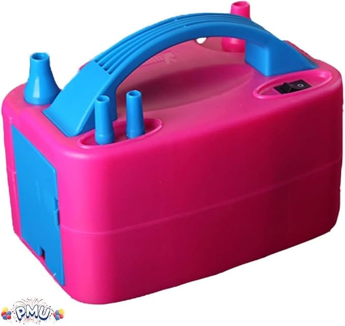 PMU Electric Balloon Inflator Pump 120V, Premium Dual Nozzle Air Blower - Image 5
