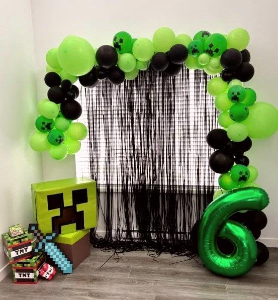 Green Number 6 Balloon 40 inch, Balloon numbers party supplies, deco photo shoot - Image 6