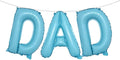 16 INCH DAD Multicolor optional Foil Letter Balloon 16" Happy Father's Day Best by RUIANSI