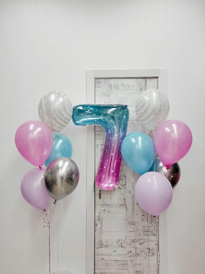 Number Balloons 40 Inch Silver 9 Balloon - Image 4