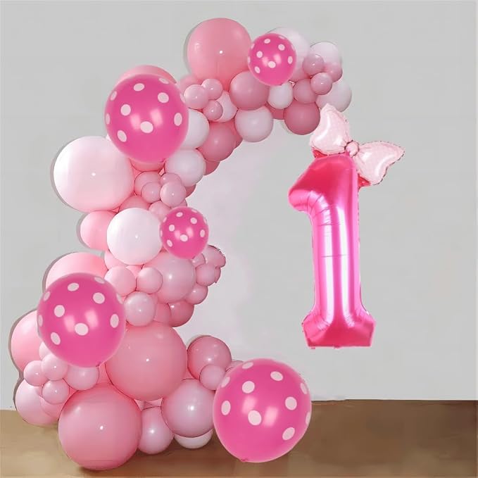 40 inch Pink Number 1 Balloon - Image 2