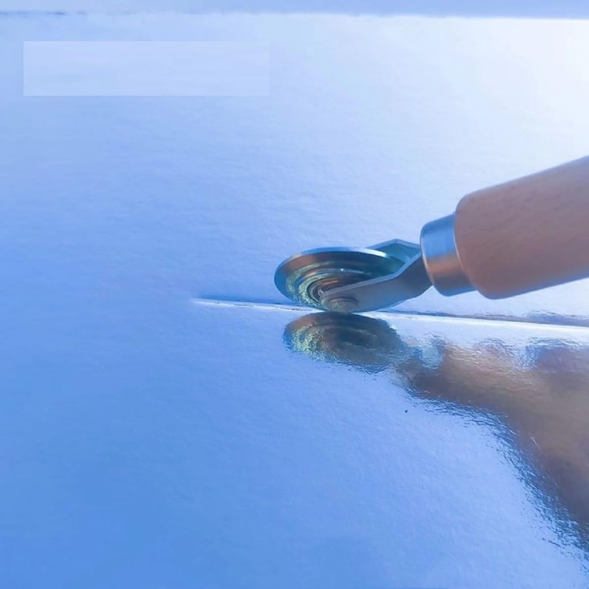 One Each with A Diameter of 0.5mm and 1.2mm Box Resizer Cardboard Boxes Scoring Board Box Resizer Tool Thin Cardboard Scoring Tool All Kinds of Cardboard and Metal Sheets