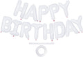 Happy Birthday Balloons Banner, Foil Balloon Personalized Name Letters Balloons by TOTAFAM