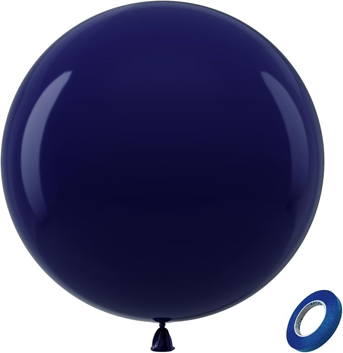 Bezente Navy Blue Giant Balloons 36 Inch by Bezente