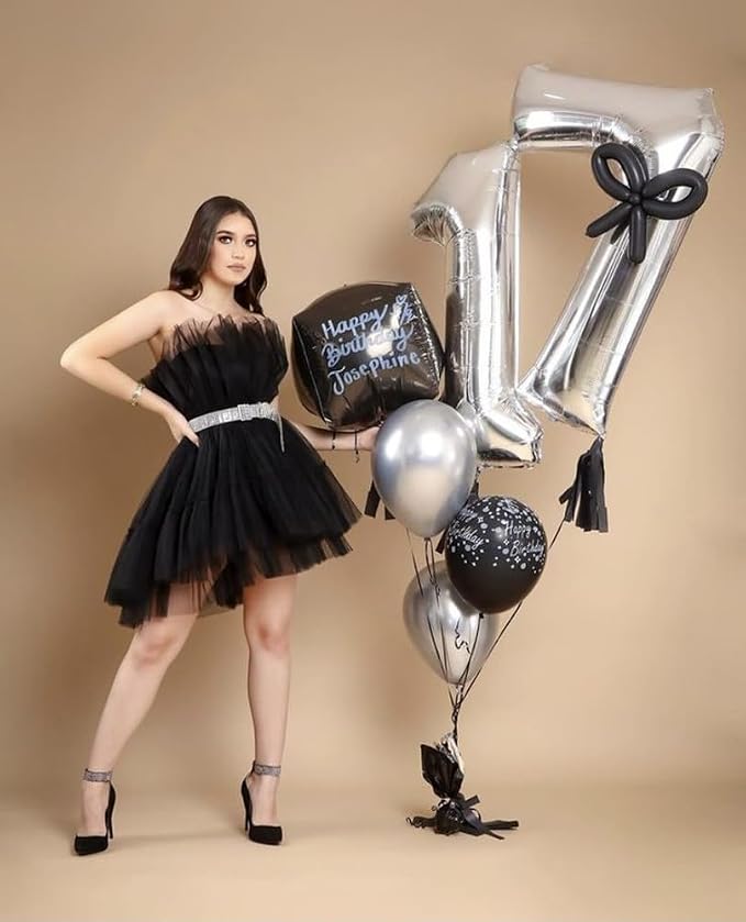 27 Balloon Numbers 40Inch for 27th Year Old Birthday Decorations, Inflation - Image 2