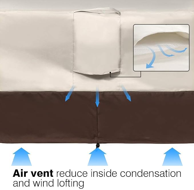 VAILGE Heavy Duty Patio Sofa Cover, 100% Waterproof Outdoor Sofa Cover - Image 7