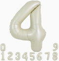 TONIFUL 40 Inch Cream White Large Numbers Balloon 0-9 Birthday Party Decorations by TONIFUL