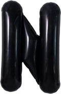 TONIFUL 40 Inch Large Black N Letter Balloons Jumbo Helium, Foil Mylar Big by TONIFUL