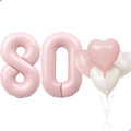 Pink 80 Balloon Number 80th Birthday Party Decorations by Unknown