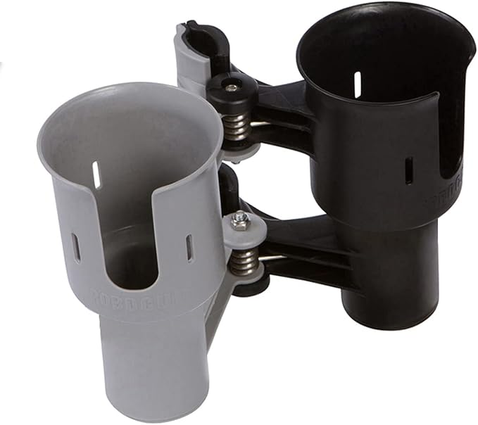 Patented Clamp On Boat Cup Holder | Multifunction Dual Drink Caddy - Image 6