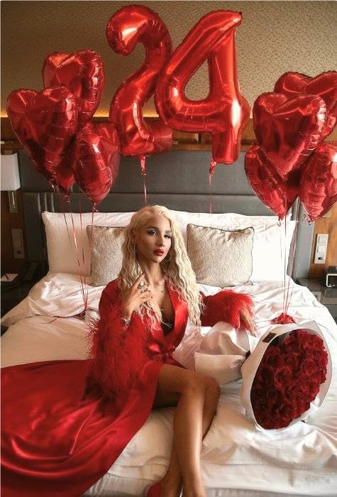 Red Number 4 Balloon 40 inch, Balloon numbers party supplies, deco photo shoot - Image 7