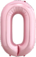 40 Inch Pink Number 0 Balloon, Giant Number Balloons, Birthday Decorations | by Unknown