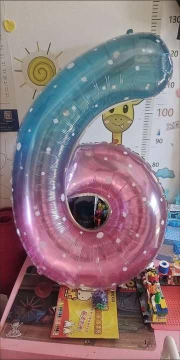 0 Balloon - Starry Sky Birthday Number Balloons, 40 Inch Party Decorations | - Image 2