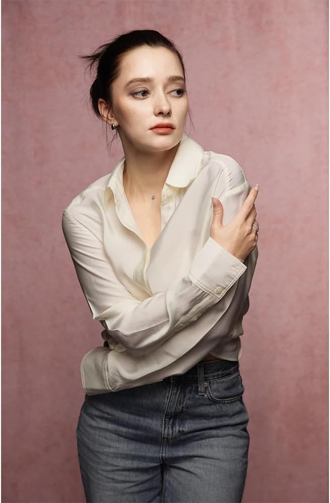 UrcTepics 8×10 ft Pink Fabric Photo Backdrops, Classic Abstract Texture Backdrop - Image 3