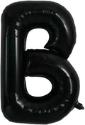 40 Inch Black Letter B Foil Balloon | Large Jumbo Mylar, Helium Alphabet Balloon by Unknown