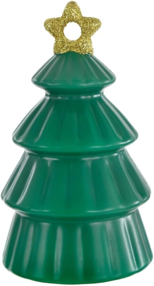 Green & Yellow Christmas Tree Balloon Weight - 6 oz. - Easy to Use Balloon by AmscanPartySupplies