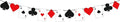 Hooqict Poker Party Banner Casino Theme Party Decorations Banner Garland Sign by Hooqict