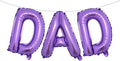 16 INCH DAD Multicolor optional Foil Letter Balloon 16" Happy Father's Day Best by RUIANSI