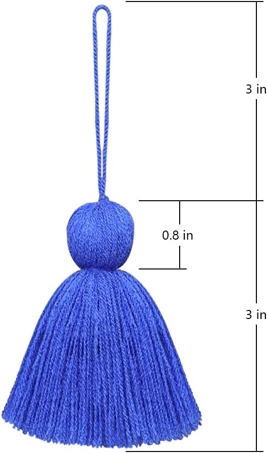 Big Size 4 PCS Tassels for Crafts, Handmade Hanging for Pillow Decor, Blanket - Image 2