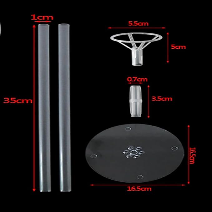 8 Set Balloon Stand Kit Balloon Table Desktop Stand Sticks Centerpieces Holder - Image 5