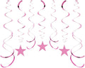 Star Party Hanging Swirls, BabyShower, Graduation by AimtoHome