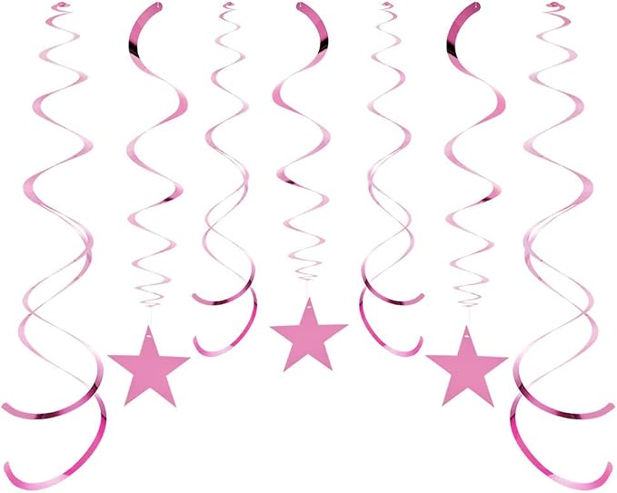 Star Party Hanging Swirls, BabyShower, Graduation by AimtoHome