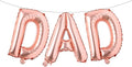 16 INCH DAD Multicolor optional Foil Letter Balloon 16" Happy Father's Day Best by RUIANSI