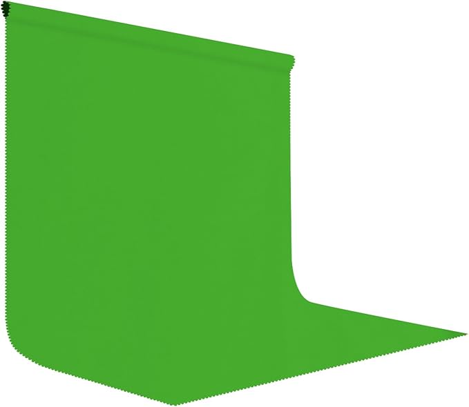 10x10FT Green Screen Backdrop Big Solid Color Photography Background for Video, Studio, Photo, Live, Editing Green Backgrounds