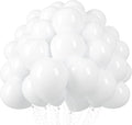Voircoloria 110pcs White Latex Party Balloons, 12inch | by Voircoloria
