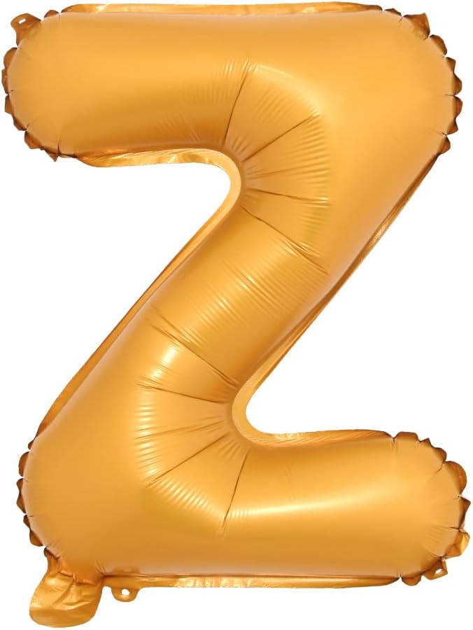 16" inch Single Orange Alphabet Letter Number Balloons Aluminum Hanging Foil by RUIANSI
