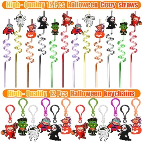 ONBKYGF 453PCS Halloween Party Favors Supplies Decorations, Halloween Treat or Trick Goodie Bags Pinata Fillers Stuffers Halloween Classroom Prizes Gifts for Kids - Image 6