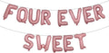 Four Ever Sweet Birthday Decorations, 4 Four Years Old Fourth 4th Girl Boy by RUIANSI