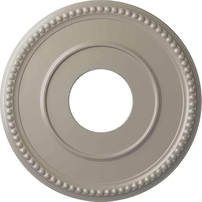Ekena Millwork Bradford Ceiling Medallion, Pearl White by EkenaMillwork