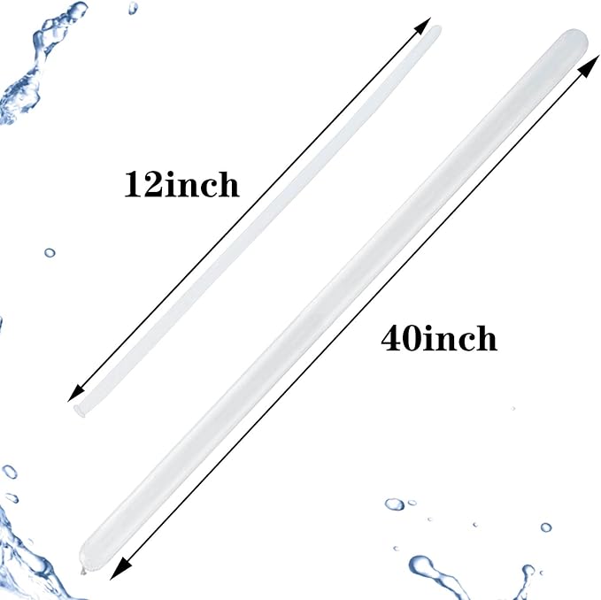 100Pcs clear 260 Balloons Clear Long Skinny Latex Balloon - Image 5
