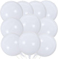 22 Inch Milk White Mylar Balloons, Large 4D Giant Round Foil Balloon by KALOR