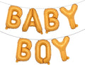 16 inch Baby Boy Girl Banner Foil Letter Balloons Garland by RUIANSI