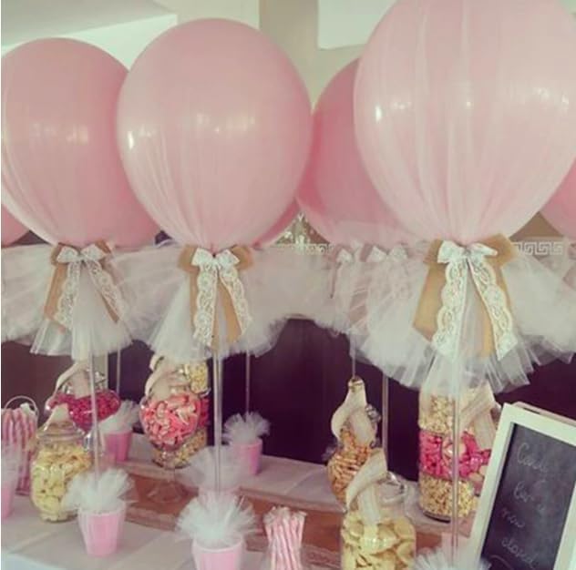 8 Set Balloon Stand Kit Balloon Table Desktop Stand Sticks Centerpieces Holder - Image 7