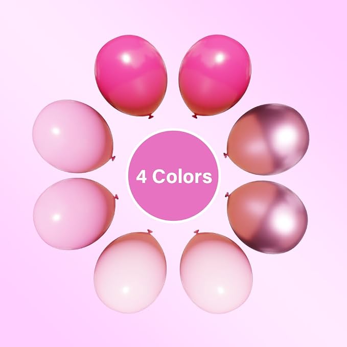 Lukiituke Pink Balloon Arch Kit, Baby Shower, Wedding Decorations - Image 3