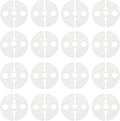 Balloon Clips DGBRSM 100pcs White Round Plastic Balloon Clips Wedding Party by DGBRSM