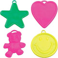 PMU 8-gram Plastic Balloon Weights Neon Assorted Pkg/50 by PMU