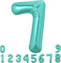 TONIFUL 40 Inch Large Teal Blue Number Balloons, Giant Jumbo Helium Foil Mylar by TONIFUL