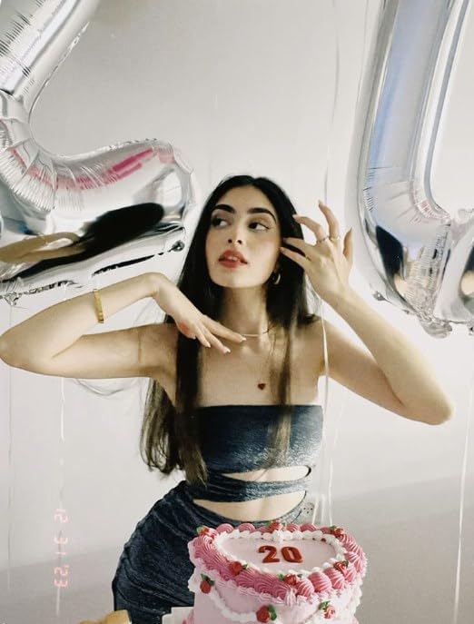 Silver 40 Inch 20 Number Balloons, 20 Decorations - Image 6