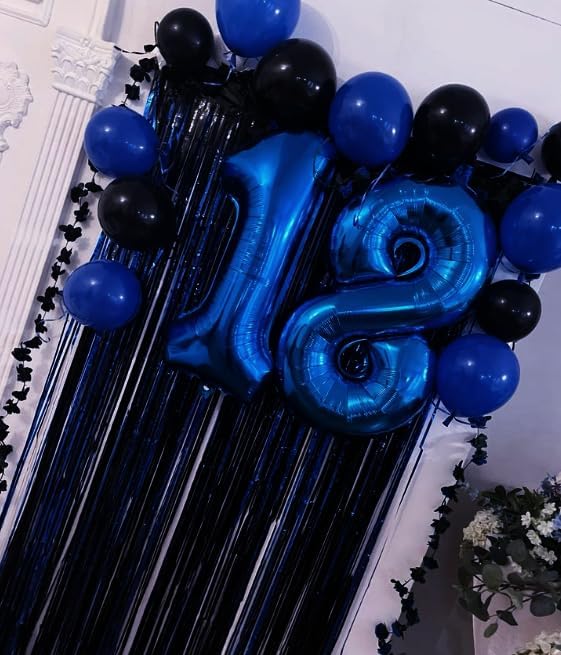 Night Blue Number 1 Balloon 40 inch, 1st Birthday Party Balloons Decorations | - Image 7